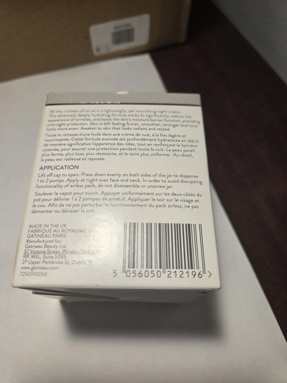 Age Benefit Night Renewal Cream — Charcoal Gray